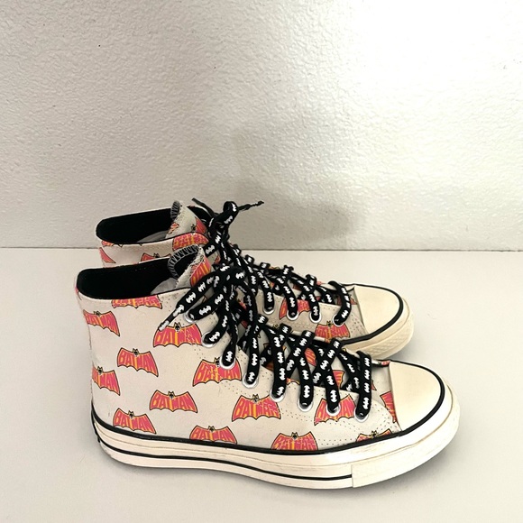 Converse Shoes - CONVERSE x Batman Chuck 70 High Top Shoes 167318C Egret/Pink/Black size 8.5
